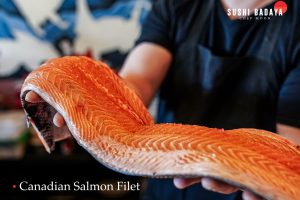 sushi-badaya-photo-with-logo-canadian-salmon-filet