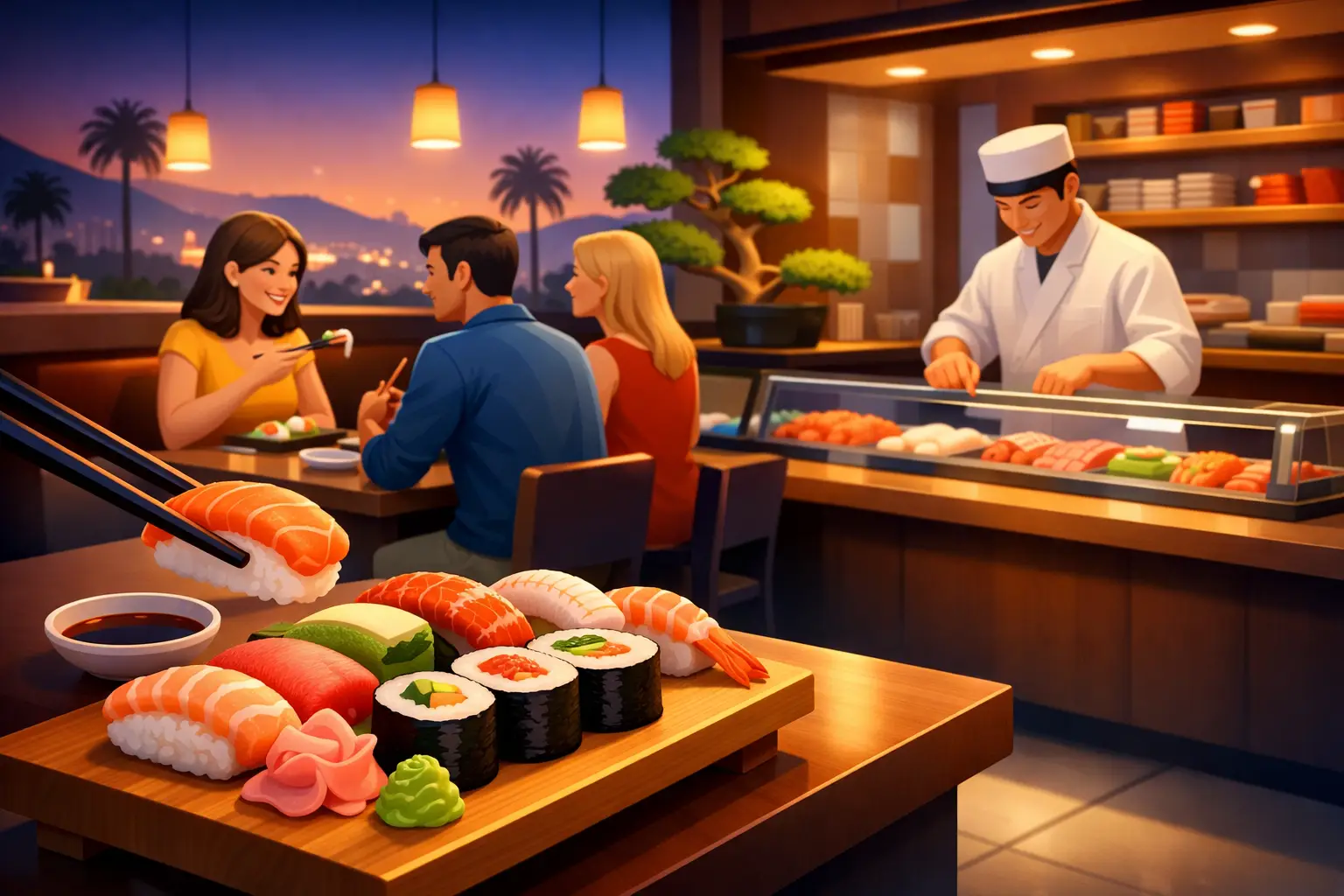 Sushi Highland Park Diners Return For