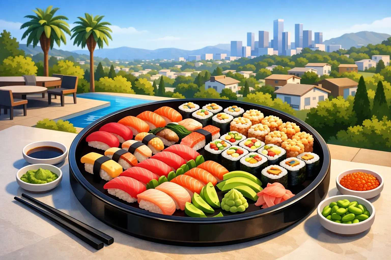 Sushi Party Tray Highland Park Guide